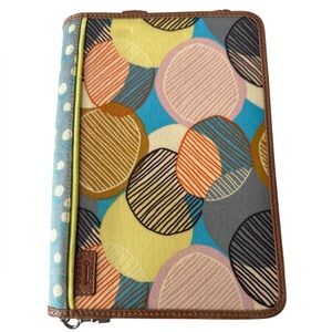 Fossil Multicolor Circle Pattern folder/organizer